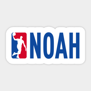 Noah NBA Basketball Custom Player Your Name Sticker